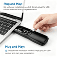 thumbnail image 6 of GJX Presentation Clickers for Powerpoint, Clicker for Laptop Presentations Remote, USB Wireless Presenter Remote, Power Point Remote Clicker for Computer/Mac/Ppt/Google Slide Advancer, 6 of 7
