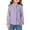 Purple, variant on REDARER Girls Long Sleeve Blouse Ruffle Stand Collar Shirt Loose Fit Casual Top Plain Spring Summer Kids Comfortable Wear,Color:Blue,Size:11-12 Years