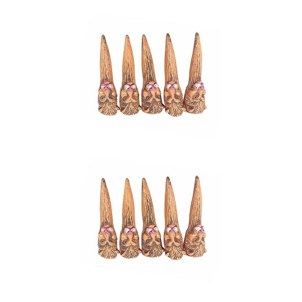 Advancent 5 uds simulación de Halloween cubierta de dedo cara de uñas accesorios de disfraz de miedo decoración de fiesta de maquillaje tipo 1 León 2piezas Advancent CBP137743