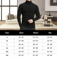 thumbnail image 7 of Anyfit Wear Men's Turtleneck Shirt Long Sleeve Slim Fit Mock Neck Pullover Basic Top Base Layer Thermal Sweater, 7 of 7