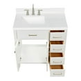 thumbnail image 7 of Ariel H036SLCQRVOWHT Bristol 36" Free Standing Single Basin Vanity Set - White, 7 of 7