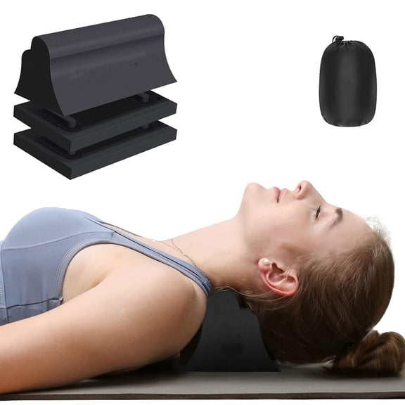 Neck and Shoulder Relaxer, Neck Stretcher Chiropractic Pillows for Pain Relief, Cervical Traction Device for Cervical Spine Alignment，FSA HSA Eligible
