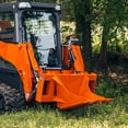 thumbnail image 2 of Titan Attachments USA Made Orange Extreme HD Stump Bucket Tree Spade Scoop Digger, Skid Steer Quick Tach Mounting Style, 2 of 10