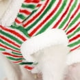 thumbnail image 6 of DOPI Pet Hoodie Colored Stripes Pattern Cosplay Skin-friendly Warm Pet Dogs Cats Hooded Coat for Christmas, 6 of 8