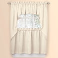 thumbnail image 3 of Collections Etc Solid Textured Swag Window Valance with Rod Pocket Top for Easy Hanging, 3 of 5