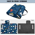 thumbnail image 5 of COEQINE Golf Cart Seat Covers/Seat Towel Fit for EZGO Yamaha Club Car, Lightweight Seat Cushions Accessories Compact Bag-Style Folding, 51.2x30.3 Inch, Golf Ball Flag Dark Blue, 5 of 8