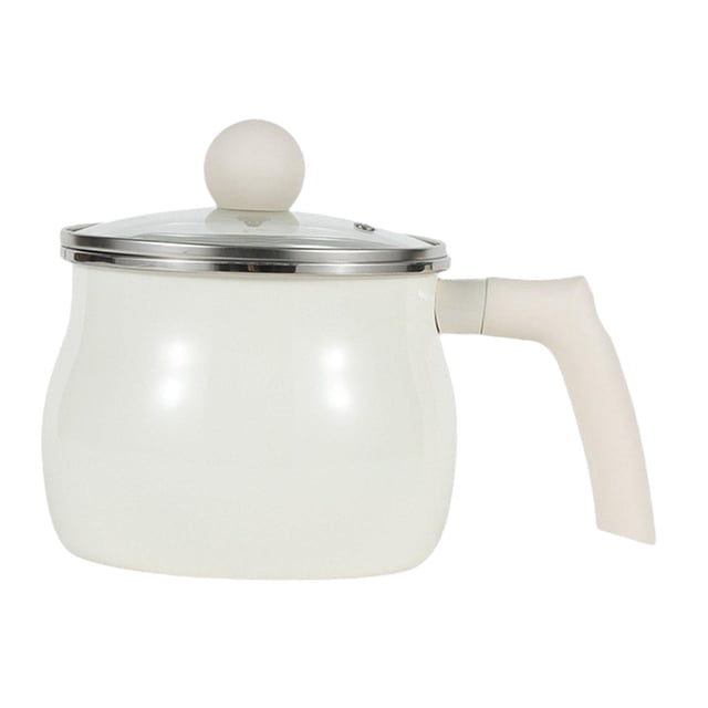 Regalos de esmalte portátiles de maceta de leche de cacerola para cocineros de inducción utensilios de cocina multifuncionales suministros de cocina