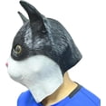 thumbnail image 5 of MAKEATREE Cute Cat Mask for Adults, Realistic Latex Cat Head Mask for Halloween Costume, Party Props, Unisex Animal Full Face Mask, 5 of 7