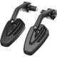 thumbnail image 4 of Motorcycle Handlebar Rear View Mirror Pentagon shape End Adjustable Rotatable Stylish Handle bar end Side Mirror Set of 2, 4 of 4