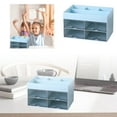 thumbnail image 2 of WIFKLSIIPG Desktop Storage Drawer Type Stationery Storage Layer Storage Cabinet Cosmetic Jewelry Rabbit Table, 2 of 6