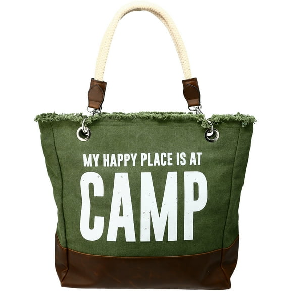Pavilion Gift Company - Camping - 18" x 15" Canvas Tote