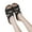 Black, variant on Women's Wedge Sandals Comfortable Walking Sandals Slip on Slide Sandals Flower Hollow Out Summer Casual Sandals Gifts for Your Family or Friends(Brown,4.5)