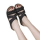 thumbnail image 2 of Amzcrzy Zapatos de mujer,Zapatos de mujer,Zapatillas de mujer, Sandalias de verano para mujer, con tacón bajo y flores, informales Sandalias Mujer Zapatillas De Casa, 2 of 4
