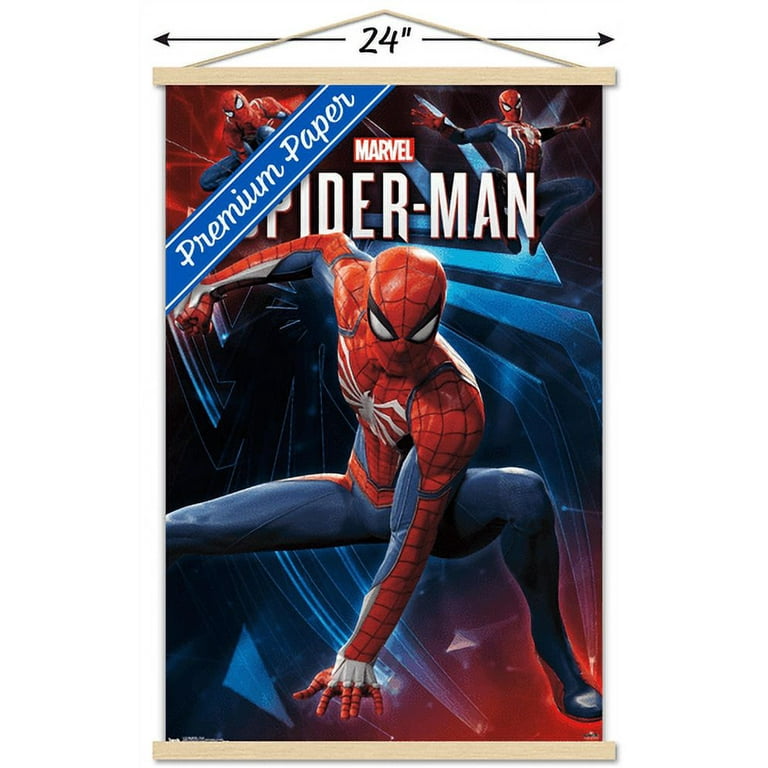 Marvel Comics - Spider-Man - Poses Wall Poster with Wooden