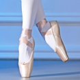 thumbnail image 4 of Women's Ballet Flats Shoes Lace-up Satin Pointe Shoes Gift For Ballet Dancing Lover-Yvan, 4 of 5
