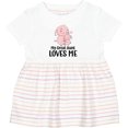 thumbnail image 3 of Inktastic Pink Piggies My Great Aunt Loves Me Girls Baby Dress, 3 of 5