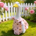 thumbnail image 6 of CaiYueKe Garden Goose Statue Outfit Dress Costume Set for Outdoor Decor Durable Polyester Lawn Goose Clothes for Patio Porch Decoration Themed Goose Attire for Yard Garden Decoration Seasonal Display, 6 of 8