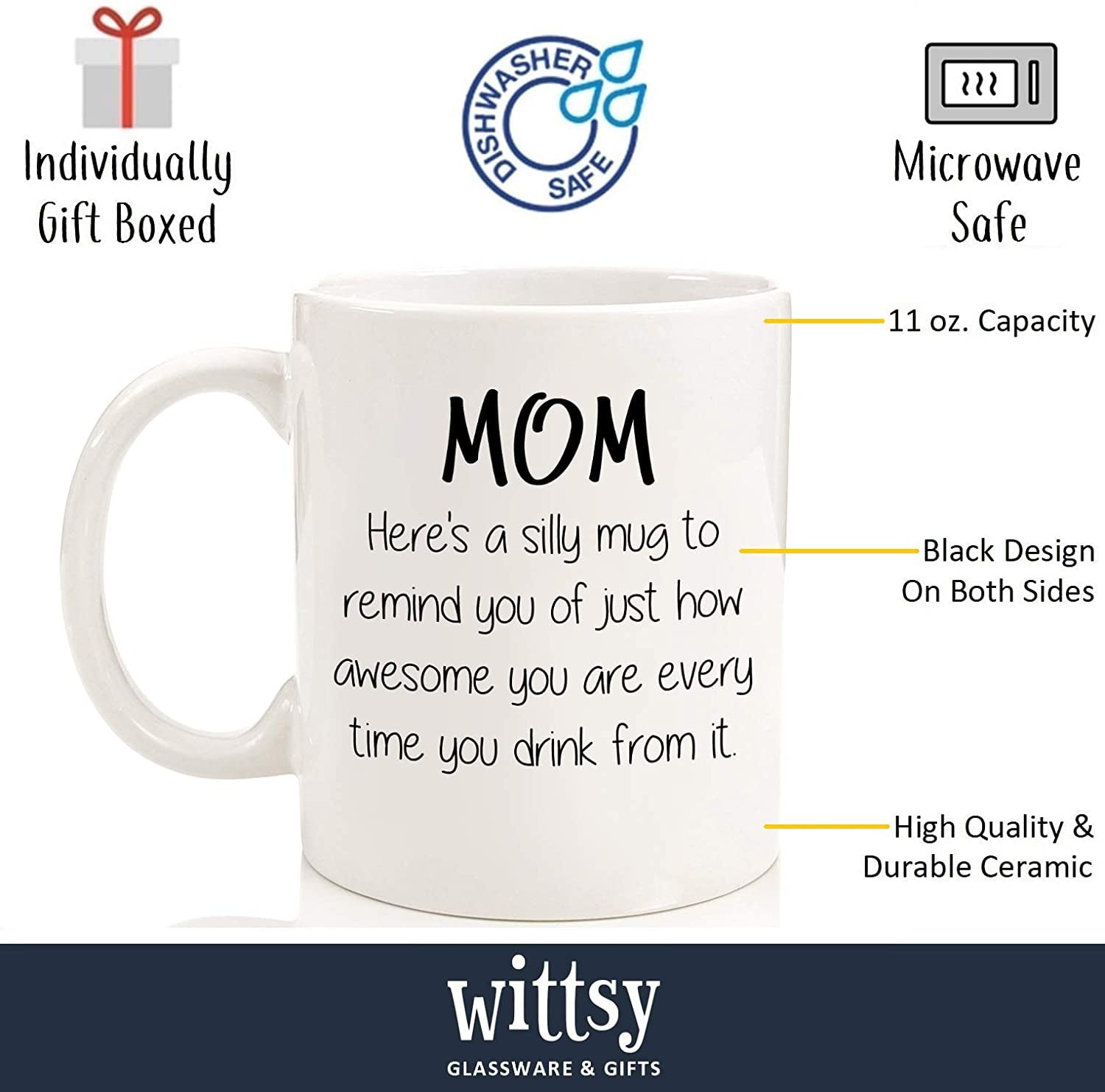 Maustic Mom Coffee Mug, Mom Nutrition Facts Funny Coffee Mug, Mothers Day  Gifts for Mom from Daughte…See more Maustic Mom Coffee Mug, Mom Nutrition