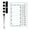 1 Set, variant on Magnetic Checklist Board Dry Erases Chore Chart Sliding Morning Routine Chart Chores Slider Chart