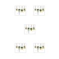 thumbnail image 1 of Thinsony 2/3/5 Plant Window Sticker Exquisite PVC Indoor Room Decoration Self-adhesive Dual-sided Bonsai Glass Decal Scene Layout Accessory 5PCS, 1 of 6