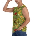 thumbnail image 3 of Balery Squirrel And Fox In The Forest Men's Sleeveless Muscle Shirts Workout Tank Top, Moisture Wicking, Odor Protection-XX-Large, 3 of 8