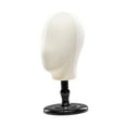 thumbnail image 5 of EHJRE Mannequin Head Model with Base Hat Display Stand for Headwear Jewellery Home Black Base, 5 of 9