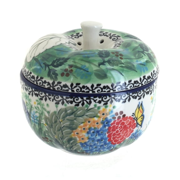 Blue Rose Polish Pottery Teresa Apple Baker