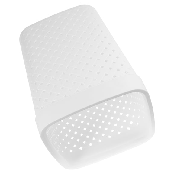 NIAIZEK White Small Trash Can for Home Use with Smooth Interior and Easy to Clean Design