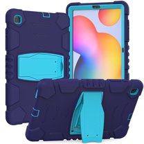 XYX Case for Samsung Galaxy Tab S6 Lite 10.4 inch (SM-P610/SM-P615/SM-P613/SM-P619), Dual Layer Slim Heavy Shockproof Rugged Protective Cover Case with Kickstand (Navy Blue)