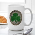 thumbnail image 6 of CafePress - Shamrock And Celtic Knots Mug - 15 oz Ceramic Large White Novelty Mug, 6 of 6