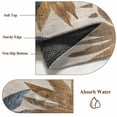 thumbnail image 6 of 5'x8' Area Rugs, Navy Blue Brown Indoor Outdoor Area Rug for Living Room Bedroom, Retro Tropical Palm Leaves Botanical Washable Bathroom Rugs Kitchen Floor Carpet Mats Home Decor Aesthetic, 6 of 8