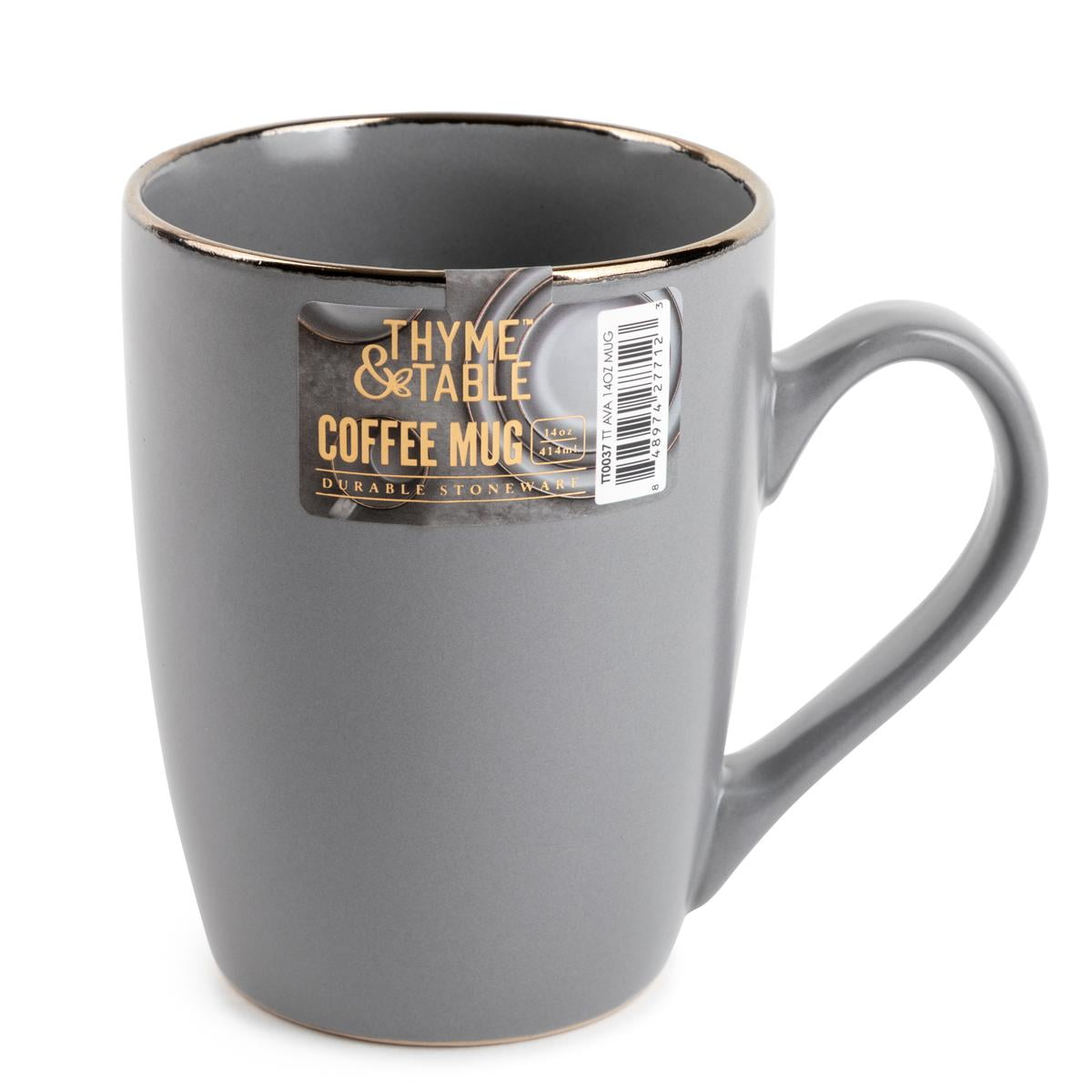 (2 pack) Thyme & Table Stoneware Mug, Ava Collection