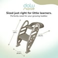thumbnail image 3 of Dolu Nuve Potty Toilet Training Seat with Adjustable Ladder for Kids 2+, Stone Grey, 3 of 5