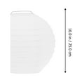 thumbnail image 3 of Miangastore 6 Pcs Round Paper Lanterns for Party Decoration with Iron Frame, 3 of 9
