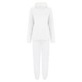 thumbnail image 4 of Sweat Suit Women 2 Piece Hoodie Long Sleeve Sweatshirt with Wide Leg Pants Lounge Cute Womens Fall Matching Sets, 4 of 4