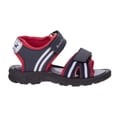 thumbnail image 2 of Beverly Hills Polo Club Hook And Loop Boys Open Toe Toddler Sport Sandals, Navy Red, 8, 2 of 5