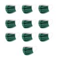 thumbnail image 1 of Dsscvnef 10 Pcs Filtre Purifiant à 3 Couches Vert Foncé, 1 of 8