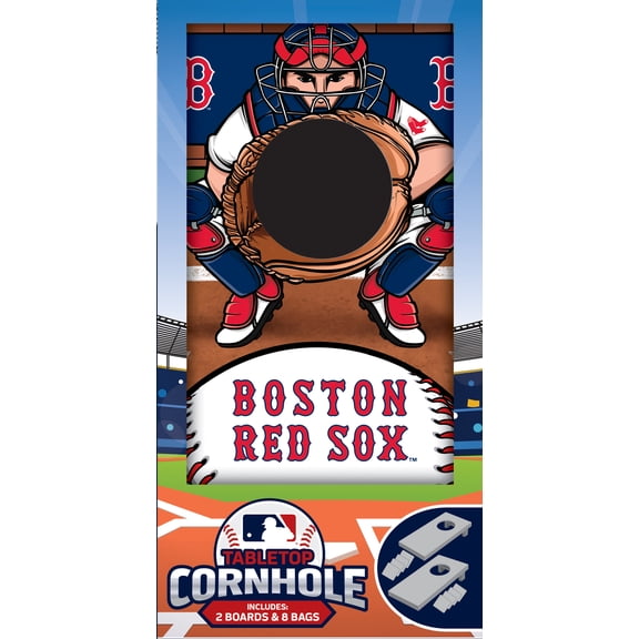 MasterPieces Officially Licensed MLB Boston Red Sox Tabletop Cornhole for Adults