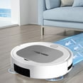 thumbnail image 6 of Kchsji Robot Vacuum and Mop Combo 3-in-1 Self-Charging Smart Navigation, 1500Pa Strong Suction, 6.5cm Ultra-Thin, 60min Runtime, Dual Brushes, Quiet 55dB, for Pet Hair Hard Floor Carpet Home Daily, 6 of 9