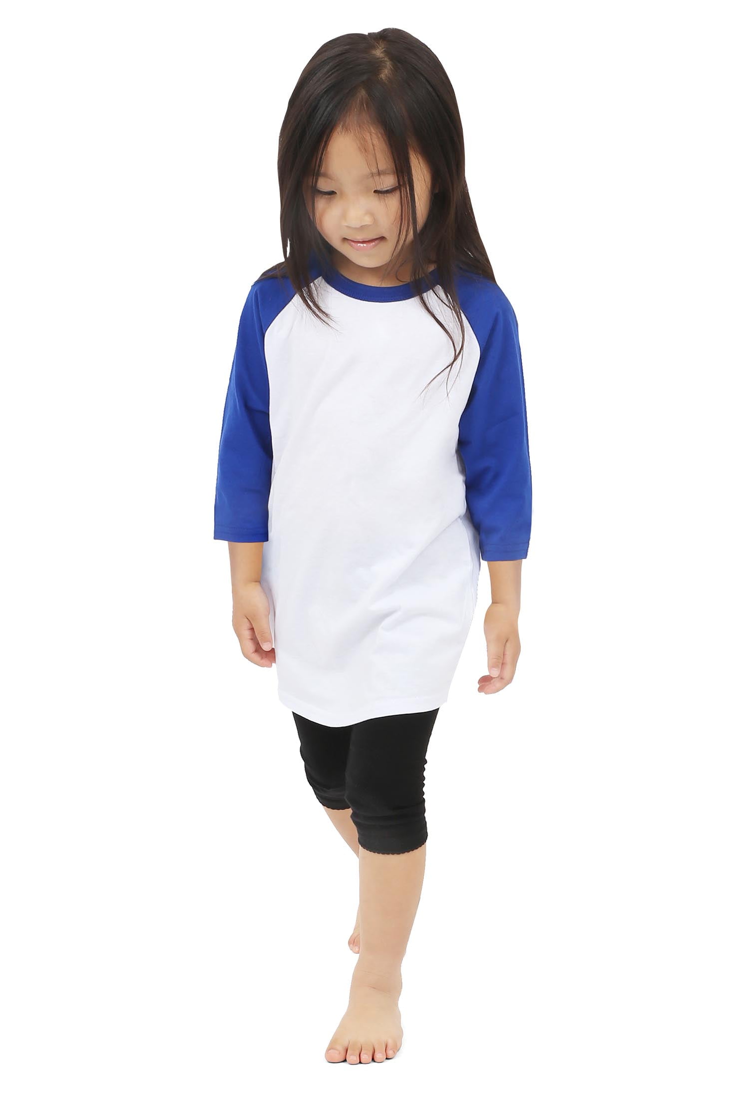 Ma Croix Kids Raglan Baseball 3/4 Sleeves Jersey TShirts Little League