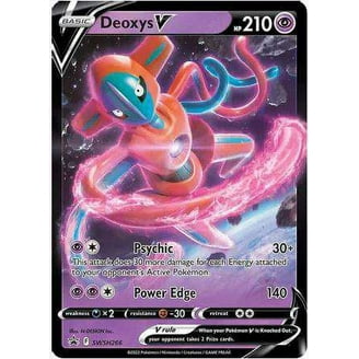 Pokemon Promo Promo Rare Holo Deoxys VSTAR SWSH268 (Normal Sized Card) -  Walmart.com