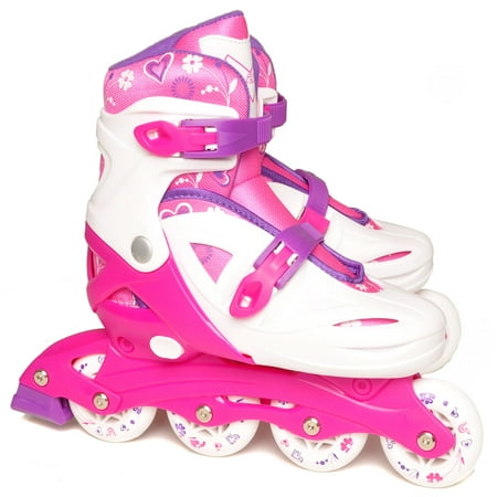 Roll Line Skate Plates - Vilano Adjustable Inline Skates for Girls