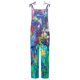 thumbnail image 4 of ICHUANYI Clearance Women's Casual Sleeveless Strap Floral Printed Spaghetti High Waist Wide Leg Jumpsuit Rompers(Blue, M) ICHUANYI WER2023080917015, 4 of 4