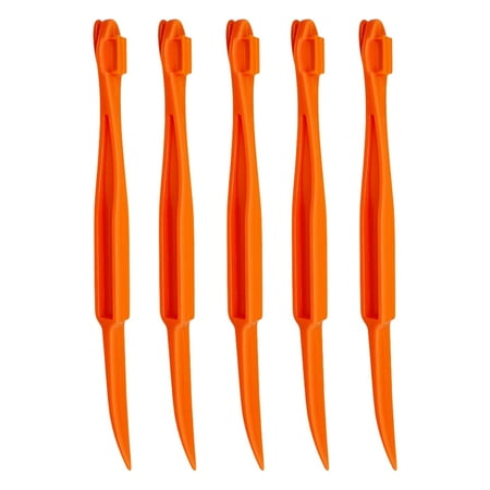 

5pcs Durable Home Kitchen Easy Use Fruit Tool Slicer Orange Peeler Solid