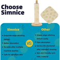 thumbnail image 4 of Simnice Serviettes en Papier Réutilisables Sans Papier - Serviettes Réutilisables Écologiques, Rouleau de Coton Lavable pour Cuisine, Lot de 25 10”x10” avec Rouleau en Carton, 4 of 7