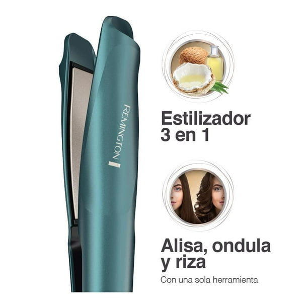 Plancha de cabello Remington Advanced Coconut Therapy Cerámica con