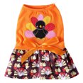 thumbnail image 1 of Vestido de Acción de Gracias para perros, falda para mascotas, pajarita, disfraz de gatos, cachorros, perros pequeños y medianos, 1 of 5