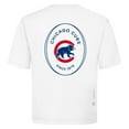 thumbnail image 3 of Men's Levelwear White Chicago Cubs Signet Oversized Luxe Signature Knit T-Shirt, 3 of 3