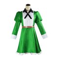 thumbnail image 3 of Peluca de disfraz de Anime Iwanaga Kotoko, vestido verde para mujer, traje de pelo corto rubio, traje de fiesta de carnaval de Halloween, 3 of 3