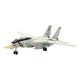 thumbnail image 1 of Kit de modelo de a escala 1/72, recuerdo educativo, decoración de mesa, habilidades motoras finas, adorno de avión para cafetería, estantería F14, 1 of 9